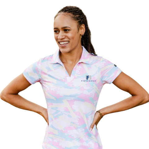 Ladies Yatta Golf Polo - Pink