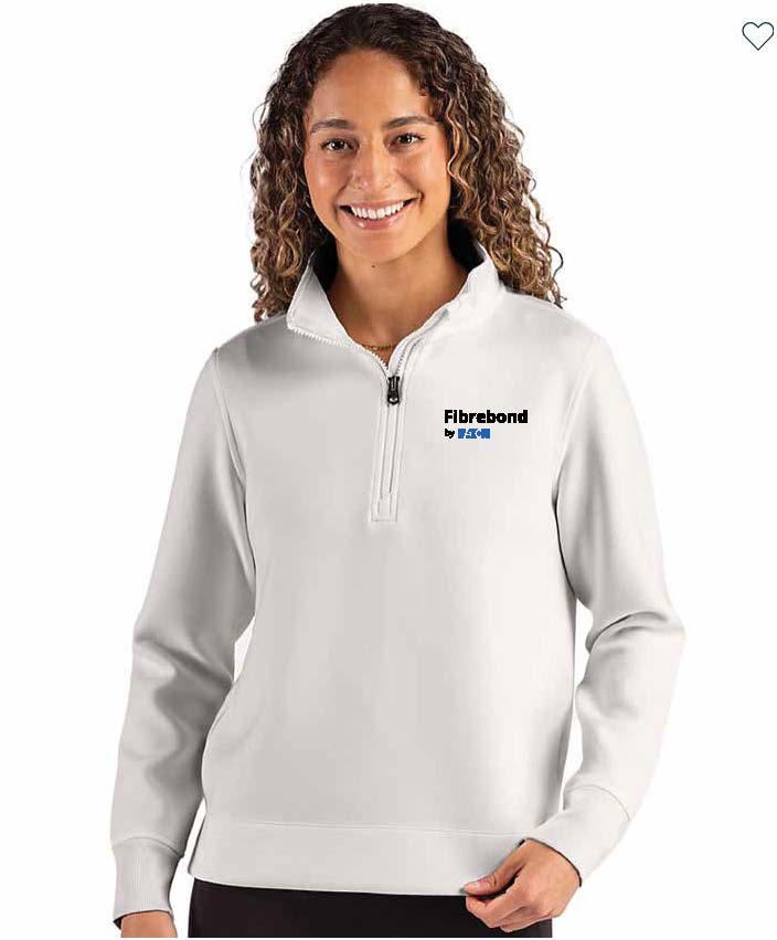 Womens Cutter & Buck Roam Epic Versatility Recycled Quarter Zip Pullover